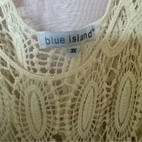 Blue Island Ivory Lace Dress - Picture 4 of 4